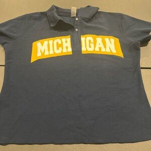 University of Michigan custom polo